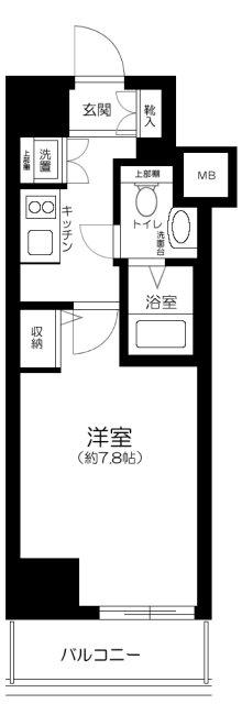 レオーネ清澄白河(1K/2階)の間取り写真