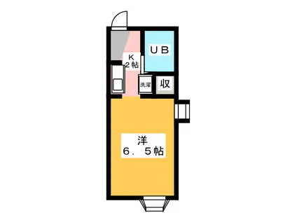 スターライトホームズ A棟(1K/1階)の間取り写真