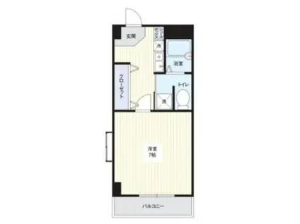 サンライズ三番館(1K/3階)の間取り写真