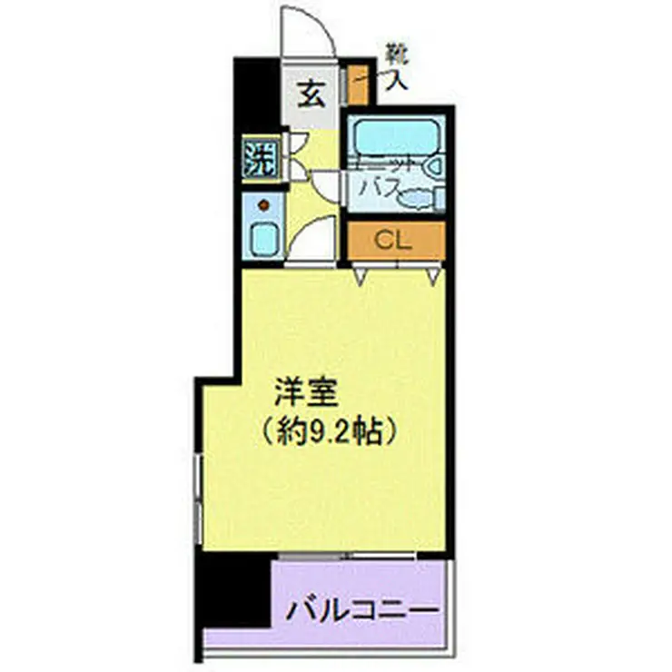 コスモ門前仲町 4階階 間取り