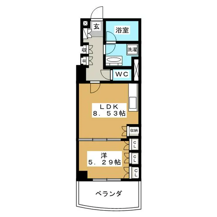 マークスタワー 5階階 間取り