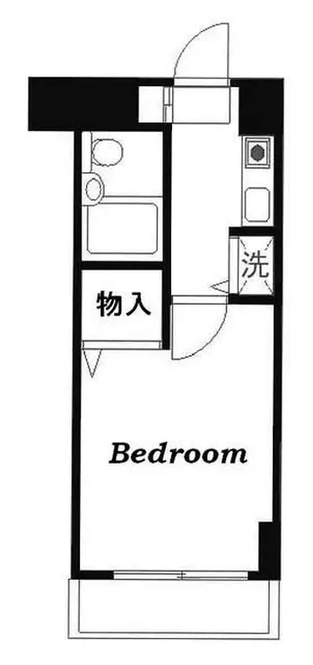 クレッセント新川崎 3階階 間取り