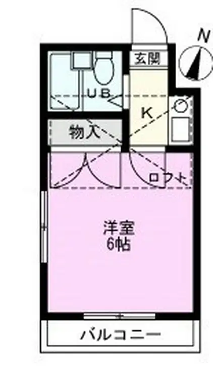 セントラル荻島 2階階 間取り