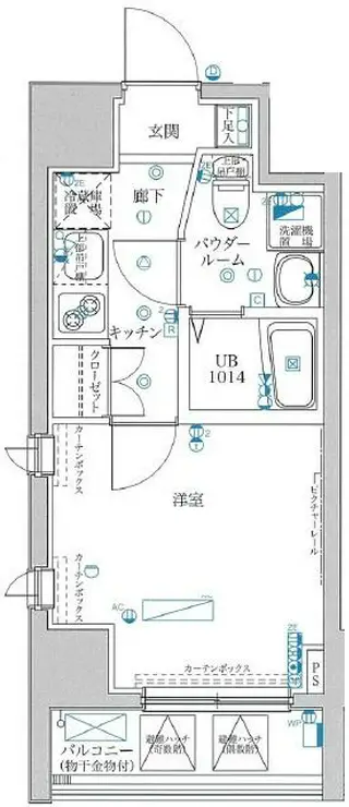 フェルクルール横浜新子安プレセダンヒルズ 3階階 間取り
