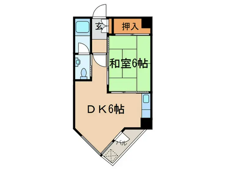 中銀高輪マンシオン 11階階 間取り