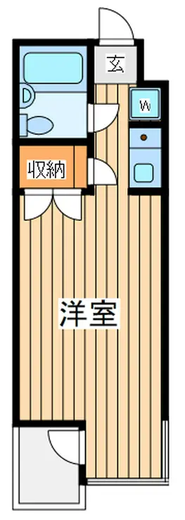 コスモポリタン 3階階 間取り