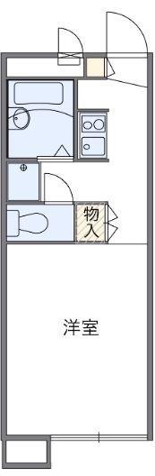 レオパレスSETO LANDS K&K(1K/2階)の間取り写真