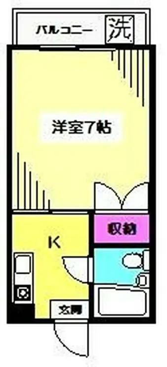 フラット野方 2階階 間取り
