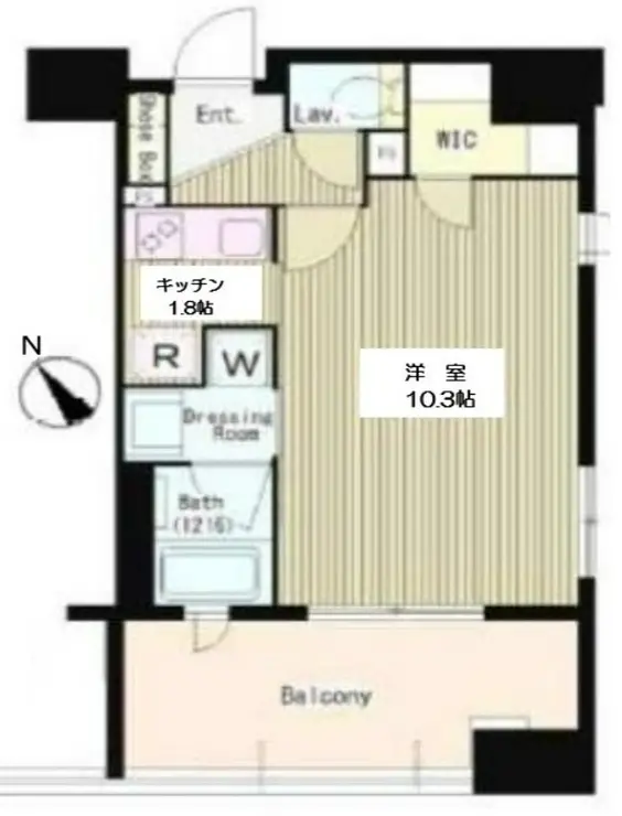 シェフルール西早稲田ラヴィーナ 3階階 間取り