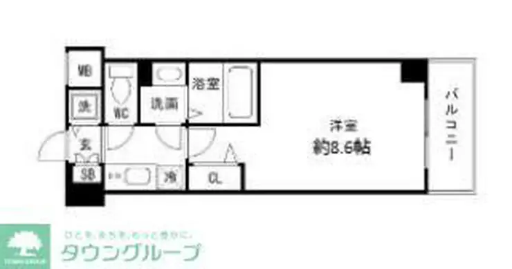 アイルイムーブル向島 8階階 間取り