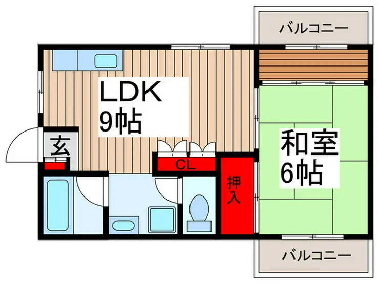 ベリーズフラット 4階階 間取り