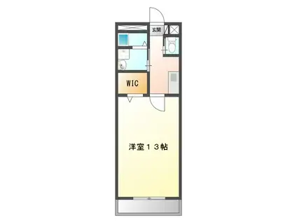 マサモトマンションV(1K/2階)の間取り写真
