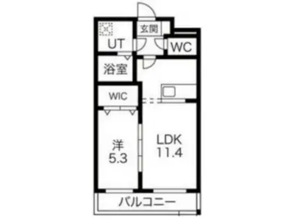 ウィン・グラッシア御殿場弐番館(1LDK/3階)の間取り写真