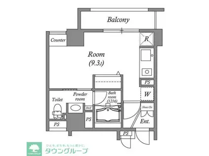 インプルーブ新川崎(ワンルーム/6階)の間取り写真
