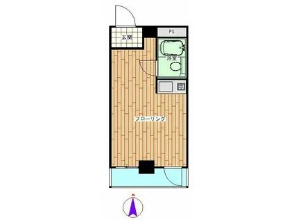 サンスプレンダー池袋(ワンルーム/6階)の間取り写真