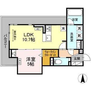セレスティア草薙町(1LDK/3階)の間取り写真