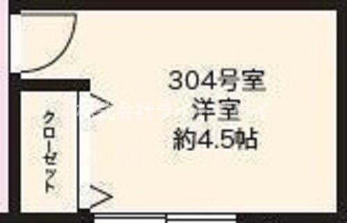 TCRE東大前(ワンルーム/3階)の間取り写真