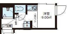 QUQURI北新宿(ワンルーム/2階)の間取り写真