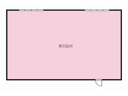 イーストヴィレッジ(ワンルーム/1階)の間取り写真