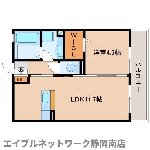 エスタシオ(1LDK/2階)の間取り写真