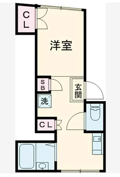 アイディ西馬込 3階階 間取り