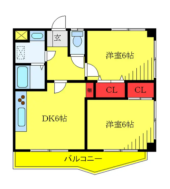 コートエスタ 1階階 間取り