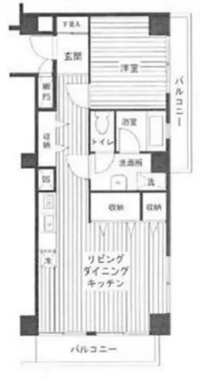 ニックハイム横浜根岸 2階階 間取り