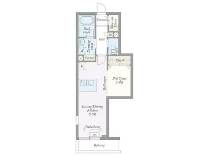 MY STYLE VINTAGE 桜台(1LDK/3階)の間取り写真