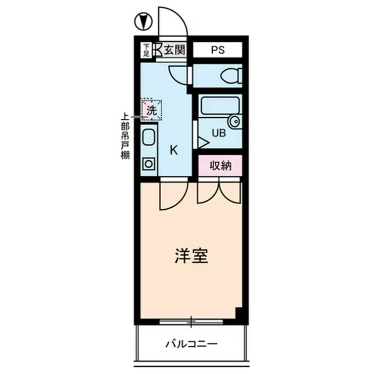 グローイングシティー大和田 4階階 間取り