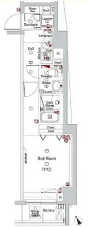 グラントゥルース赤羽プレミオ 4階階 間取り
