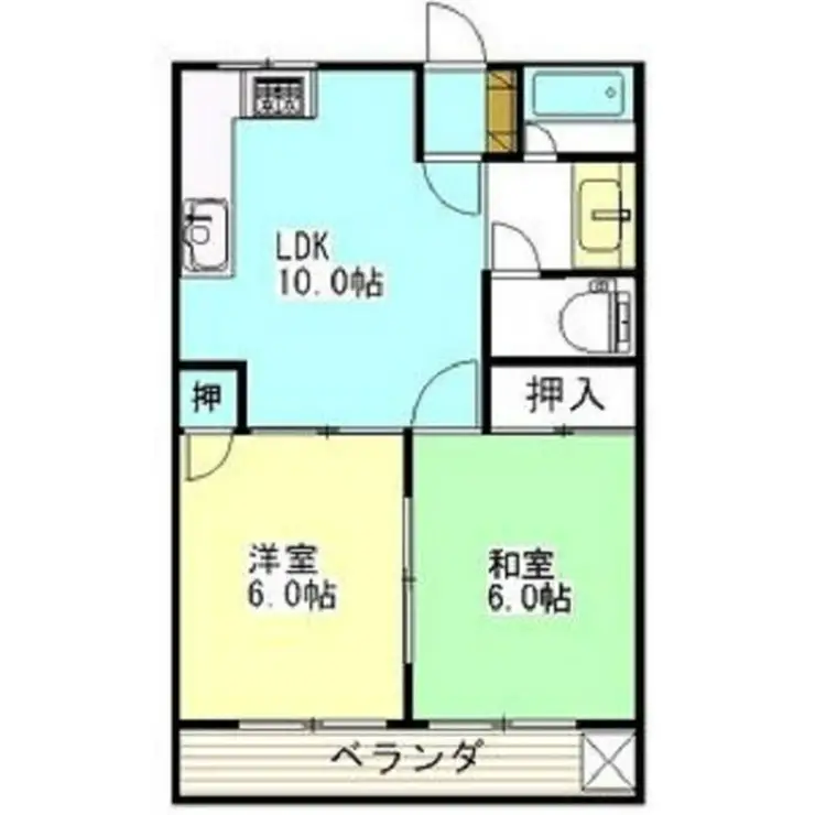 ファミールS&S 4階階 間取り