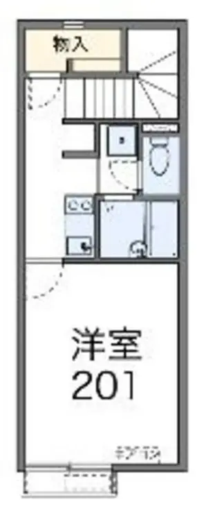 レオネクストハイツ忘れな草 2階階 間取り