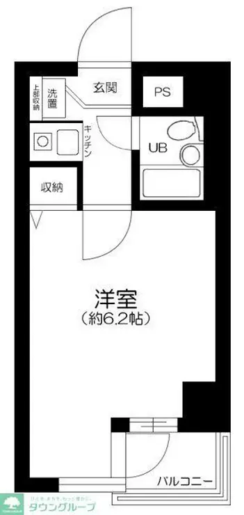フェルテロアール祐天寺 5階階 間取り