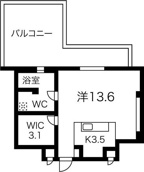 HATAYAアパートメント(ワンルーム/3階)の間取り写真