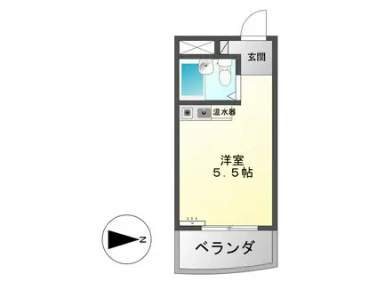 朝日プラザ美濃加茂ステーションコア(ワンルーム/7階)の間取り写真