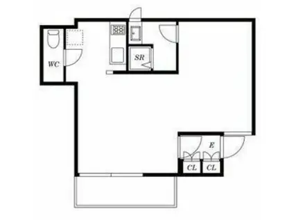 MEGURO POINT(ワンルーム/1階)の間取り写真