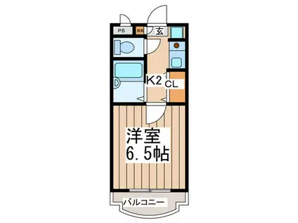 MY FAIR淵野辺(1K/3階)の間取り写真