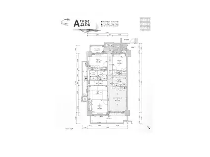 サーパス黄金町(4LDK/5階)の間取り写真