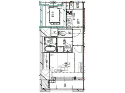 フロンティアレジデンス板橋(1K/3階)の間取り写真