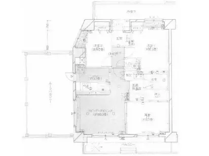 ヴィンテージ中目黒(3LDK/10階)の間取り写真