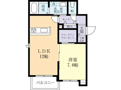 トーコー(1LDK/1階)の間取り写真