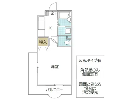 メゾンデジュール(1K/3階)の間取り写真