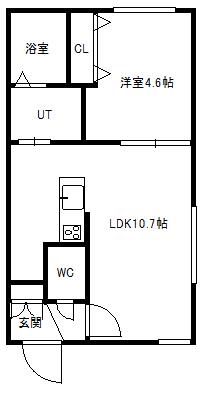 SPERANZA KITAMARUYAMA(1LDK/3階)の間取り写真