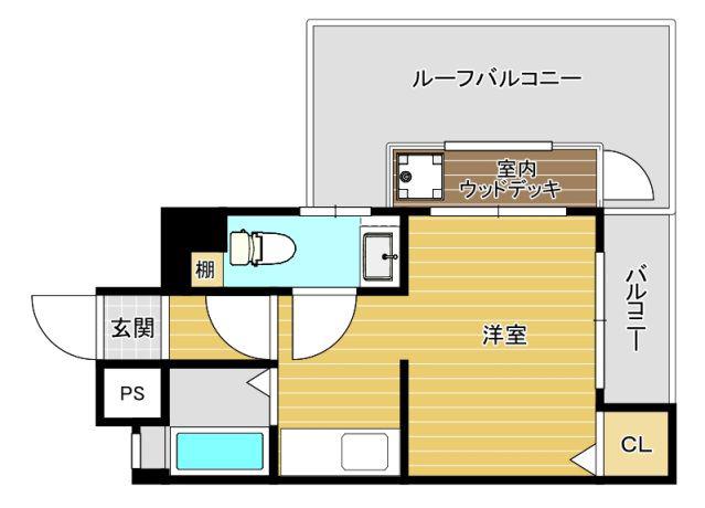 赤坂丸ビル(ワンルーム/5階)の間取り写真