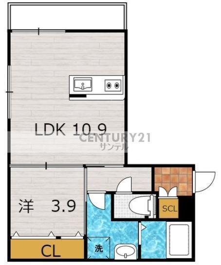 アルテマイスターREVE II(1LDK/1階)の間取り写真
