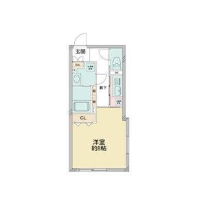 LUORE大曽根(1K/2階)の間取り写真