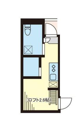 AZEST-RENT羽田V(ワンルーム/2階)の間取り写真
