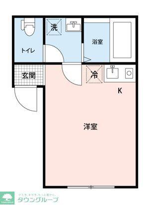 BRILLER8(ワンルーム/5階)の間取り写真