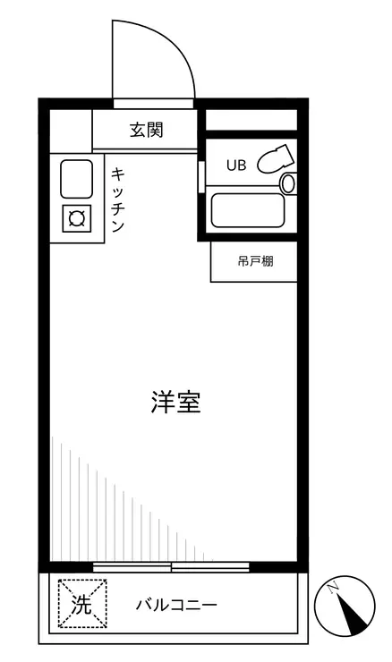 ベルサイユ池上 4階階 間取り