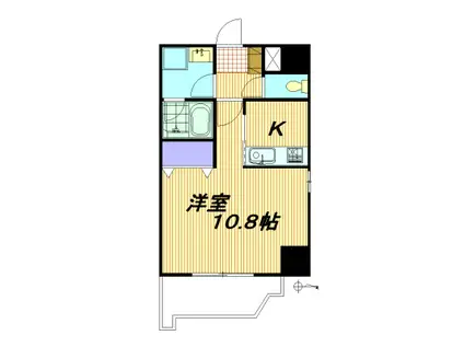 覚王山エクセル(1K/8階)の間取り写真